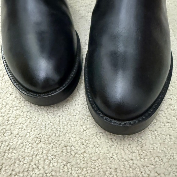 Sezane Bridget Knee Boots Smooth Black - Size 11 - Picture 6 of 9